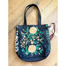NWT Free People Old Trend Flora Soul Black Em...