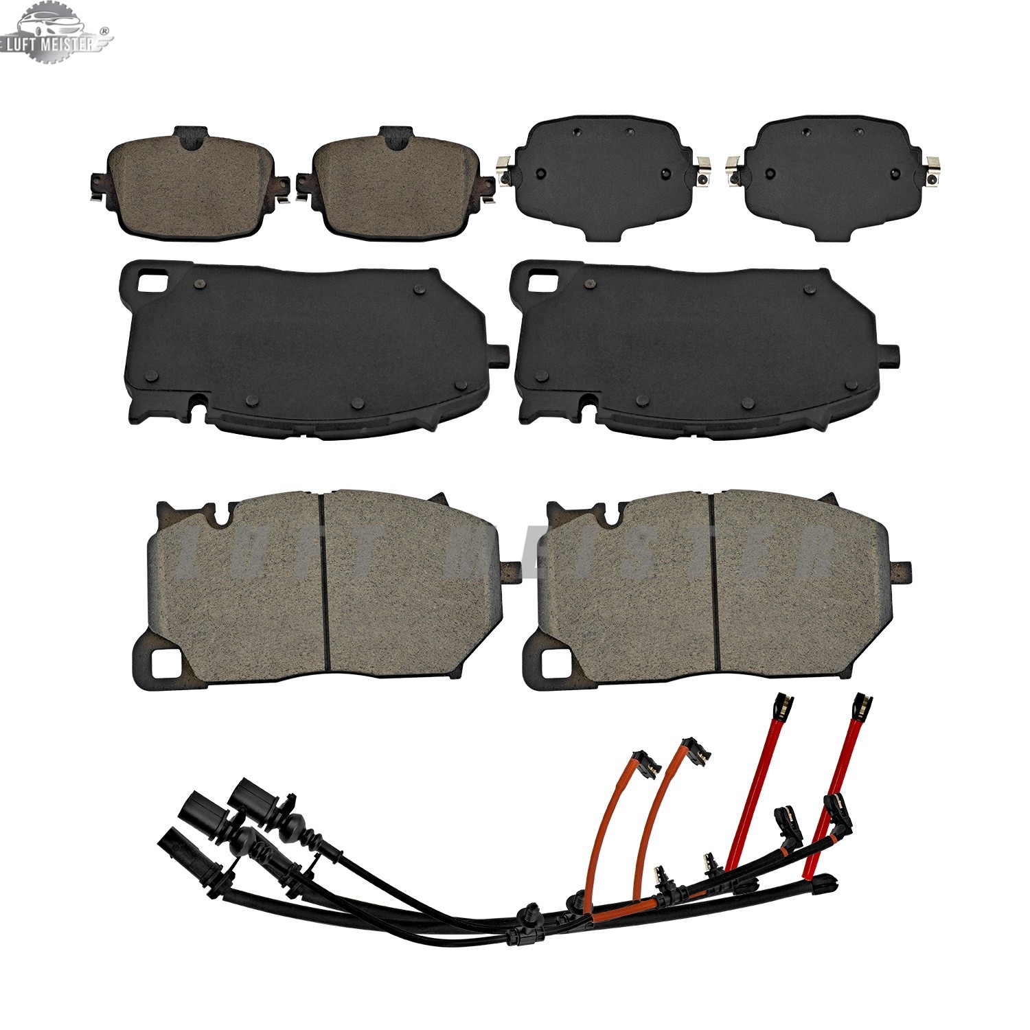 NEW For 4M0698151AR Lamborghini Urus 2018-2020 Front Brake Pad Kit With Sensors