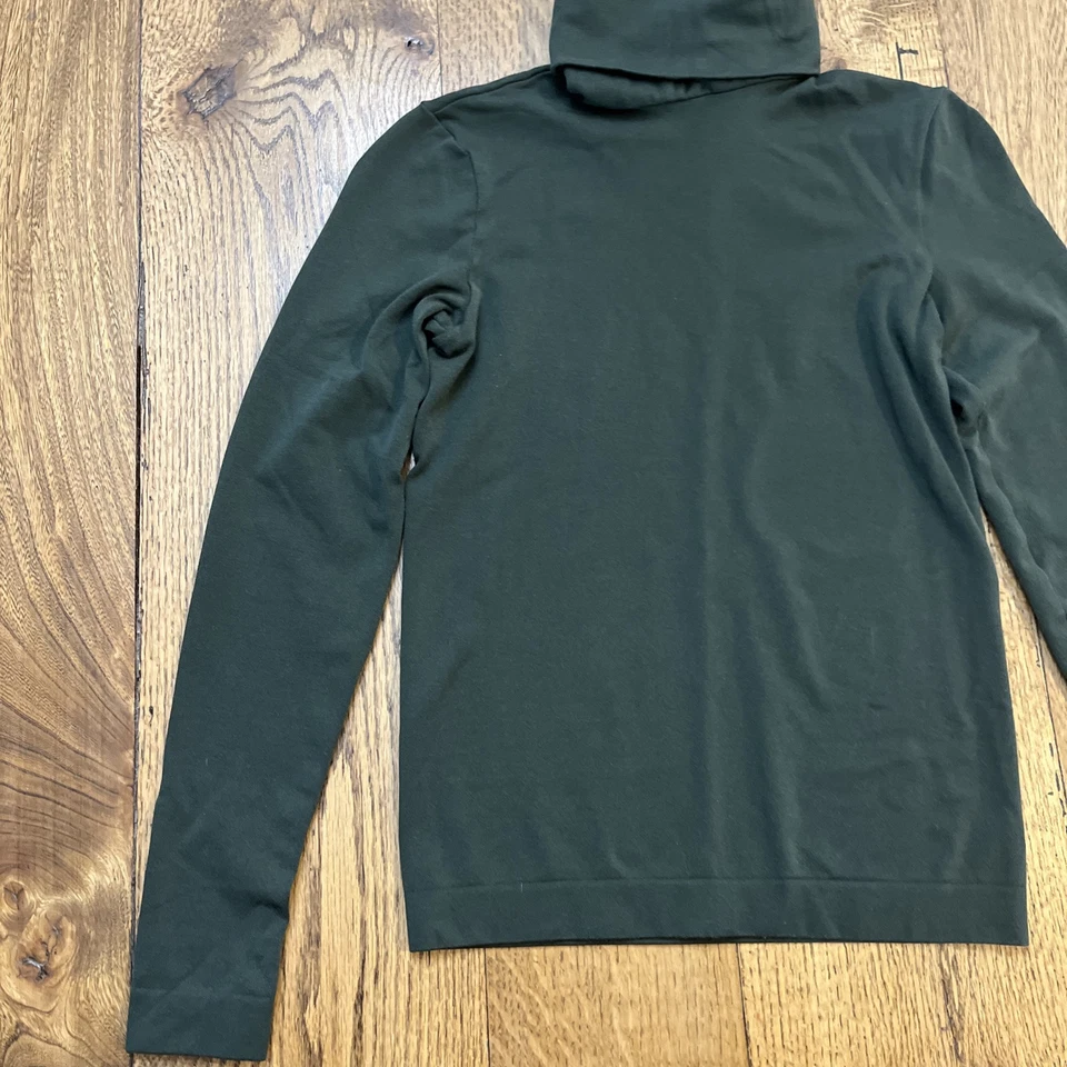 WOLFORD Turtleneck Tops Long Sleeve Stretch Bodycon in Dark Green, Women's XS - Image 2 of 4