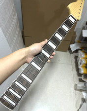 21Fret Reverse big head Maple Electric guitar Neck replace 25.5 rosewood inlay