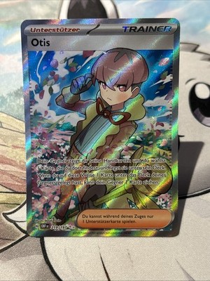 Pokemon Otis 219/197 Ultra Rare  Full Art Karte Obsidian Flammen  deutsch 