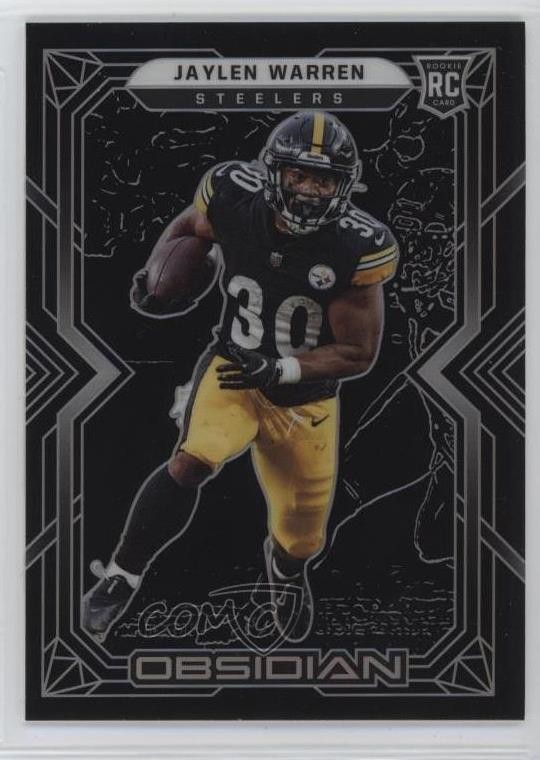 2022 Panini Obsidian Rookies Jaylen Warren #167 13bp