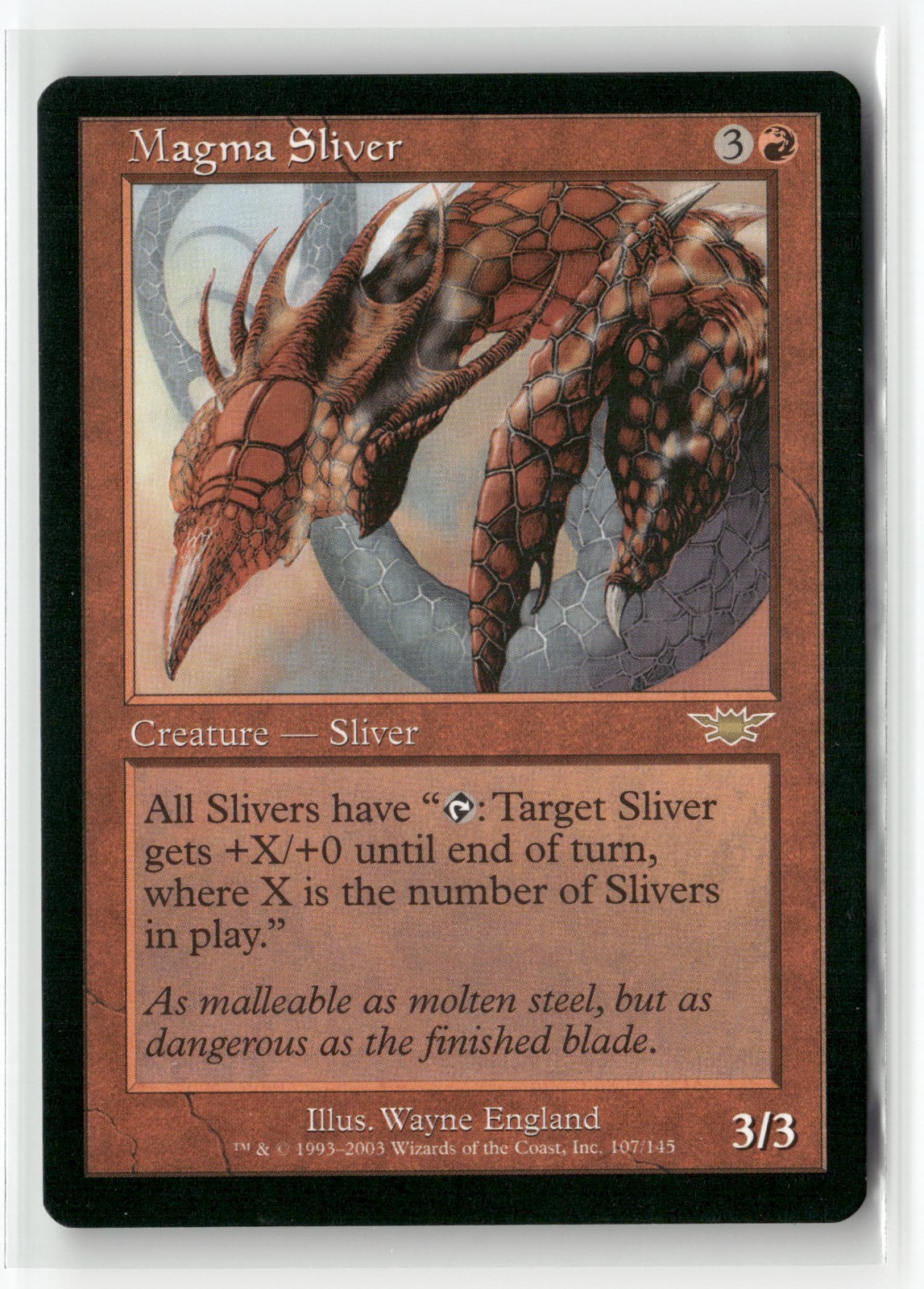 Magma Sliver Legions MTG NM