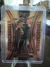 2024 Panini Select - Turbocharged Jayden Daniels #12 (RC)