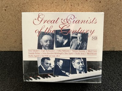 Great Pianists Of The Century (box Set) - 5 CD - Box Set - *NEW/STILL SEALED*