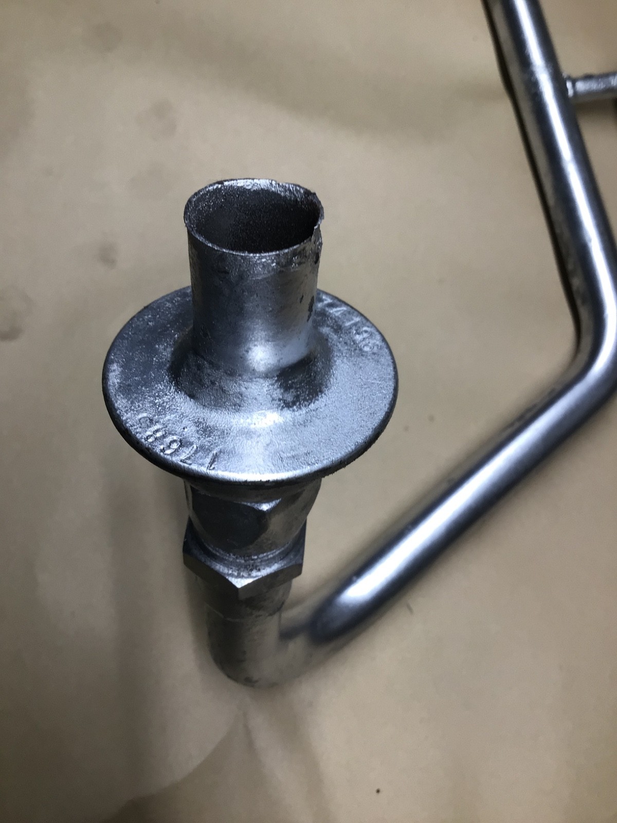 81–89 Rolls Royce Bentley Silver Spirit Spur EGR smog AIR injection tube pipe