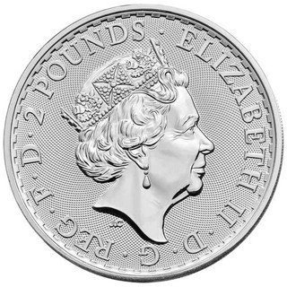 1 Onza plata año 2022. S/C Britannia