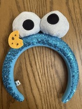 Universal Studios Japan USJ Sesame Street Cookie Monster Sequins Headband
