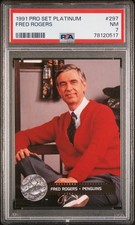Fred Rogers PSA7 1991 Pro Set Platinum #297
