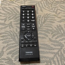 TOSHIBA CT-RC1US-18 Remote Control for All Toshiba TVs Used Remote Tested Works