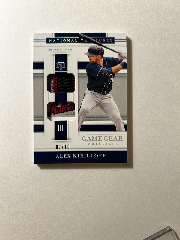 2020 National Treasures Baseball Alex KIRILLOFF 2/10 Laundryman