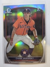 2023 Bowman Chrome 1st Refractor Chase Jaworsky BDC 45 Astros