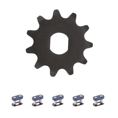 KAMIER T8F Chain 11T Sprocket with Master Link Replacement for Kids 