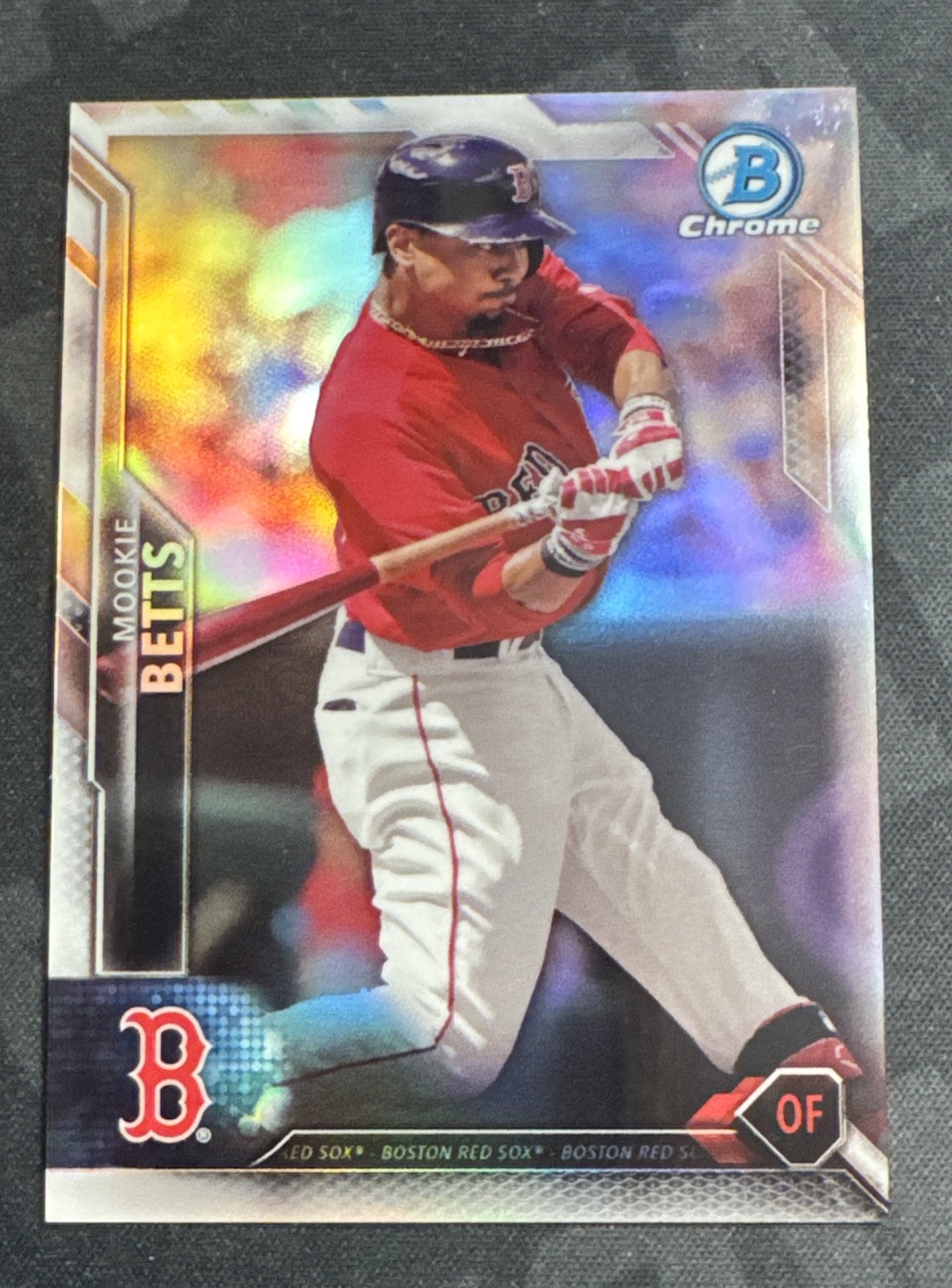 2016 Bowman Chrome - Mookie Betts #22 Refractor /499