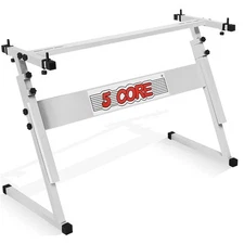 5 Core Keyboard Stand Adjustable 21 - 33" Electric Piano Riser 330Lb Capacity