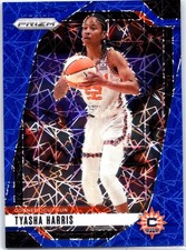 2024 Panini Prizm WNBA #102 Tyasha Harris Blue Velocity Prizms