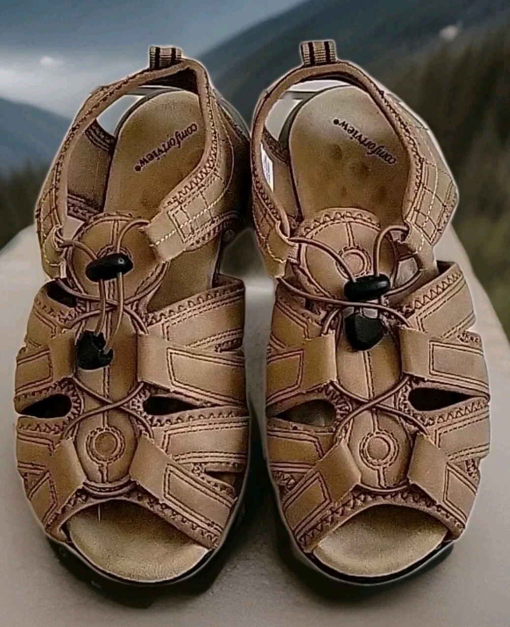 APL Comfortview Sandalo Donna The Trek 7 5 W W W Beige comfortview ottime condizioni