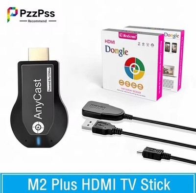 M2 Plus HDMI-kompatibel TV Stick WIFI Display TV Dongle Empfänger Anycast...