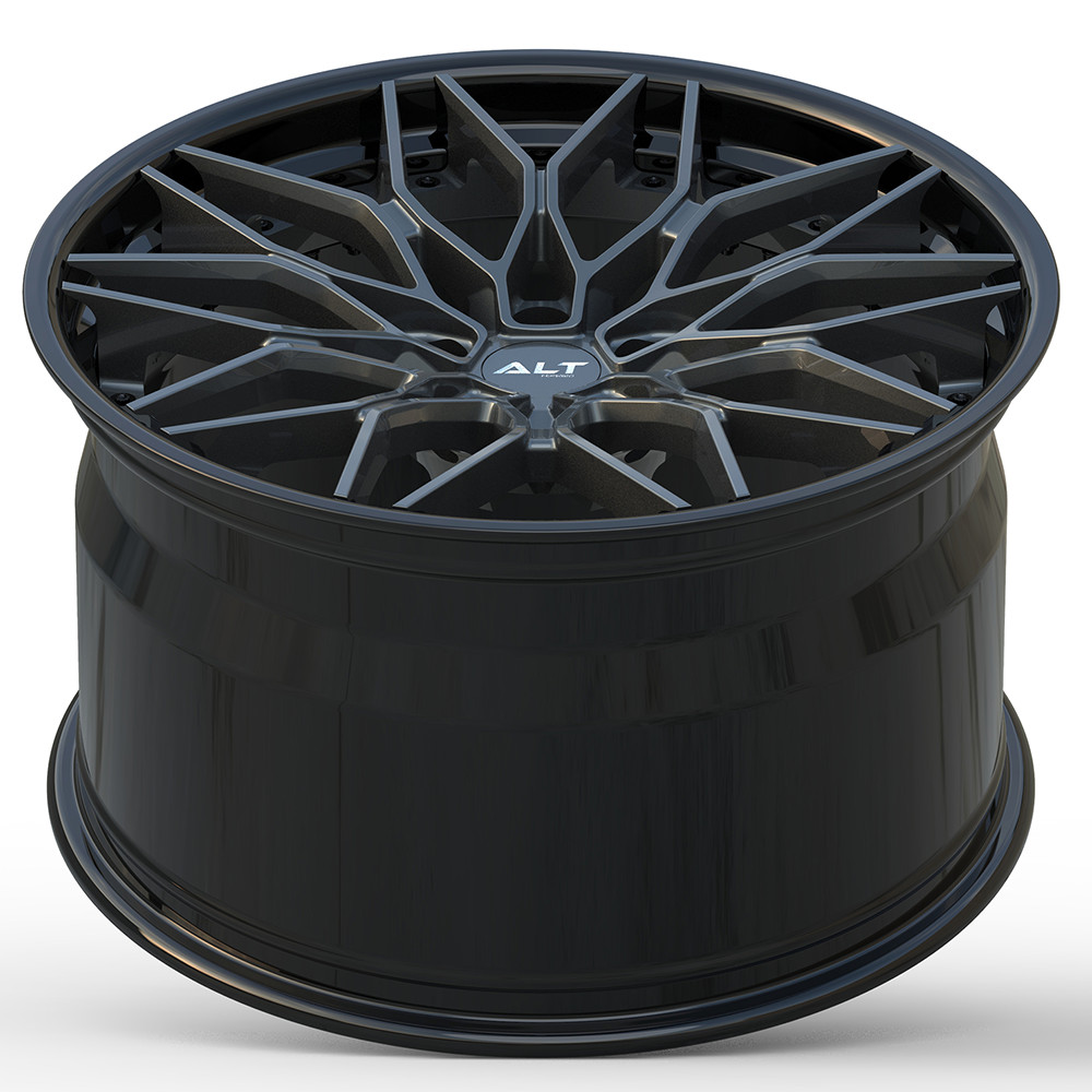 20"/20" ALT Forged DL28 Black w/ Gloss Gunmetal Wheels for Audi R8 Gen 1