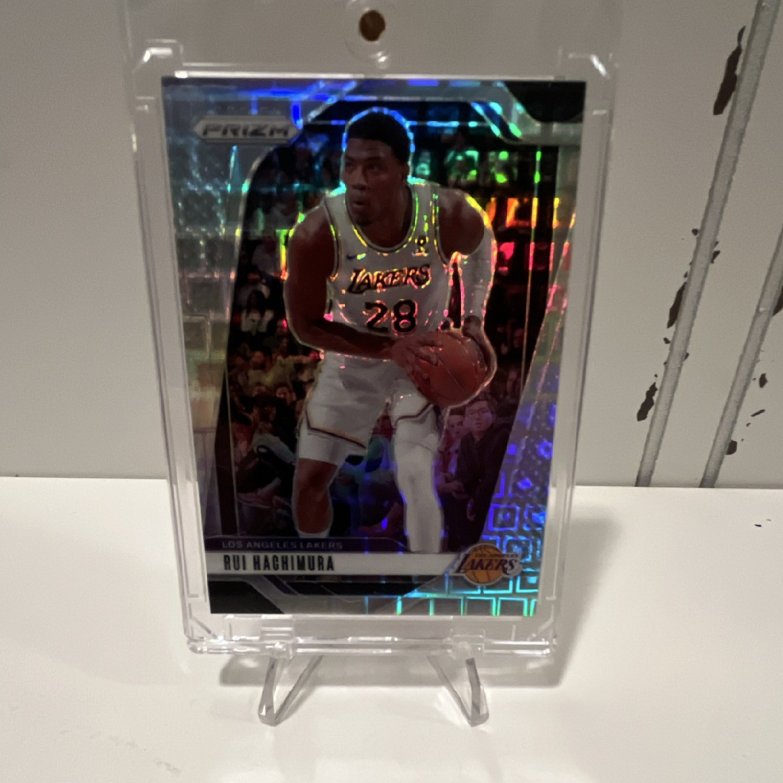 Panini Cube Prizm Rui Hachimura Los Angeles Lakers 2023-24 Serial #/150 Lot 5