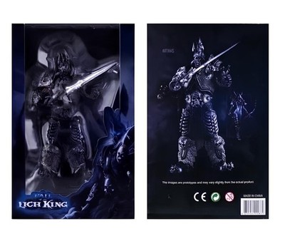 World of Warcraft Fall of The Lich King Arthas Menethil Statue 6'' Action Figure