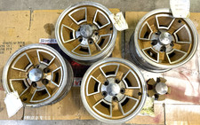 1978 79 80 Cutlass Hurst W-30 Gold Rims 14x6 Set W 5th Center Cap