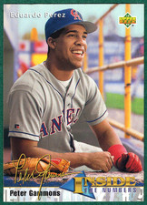 Eduardo Perez - 1993 Upper Deck #467 - Angels Inside the Numbers Baseball Card