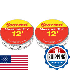 Starrett Tape Measure Stix with Adhesive Backing - Mount to Work Bench, Saw Tabl