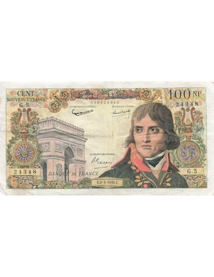 France 100 NF Bonaparte - 05-03-1959 - Série G.5 - Photo 1/2