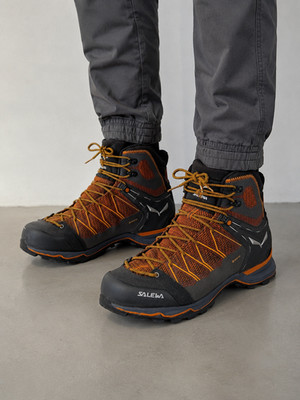 Salewa MTN Trainer Lite Mid GTX Hiking Boots Men s EU 43 US 10 Gore-Tex Trekking