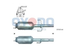 DPF Rußpartikelfilter Dieselpartikelfilter Oyodo 20N0104-OYO für FORD KA RU8 500