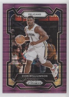 2023-24 Panini Prizm Purple Pulsar Prizm 8/35 Zion Williamson #27 1h9h