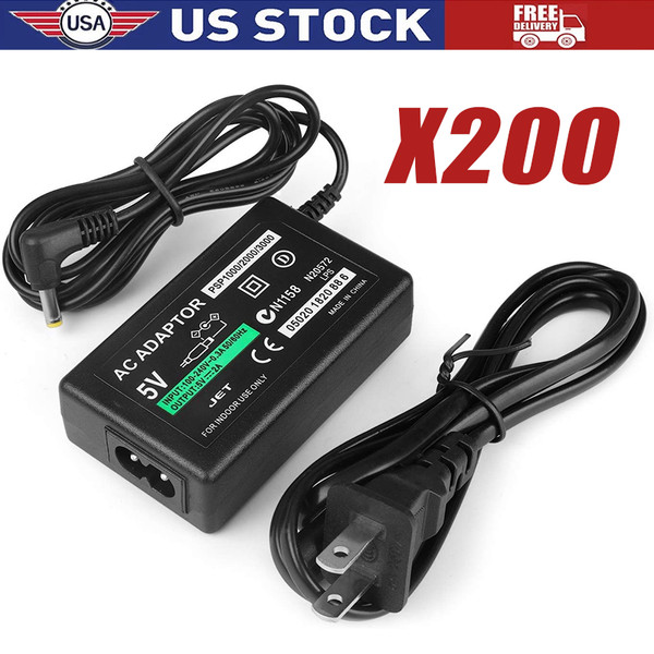 Adaptador de CA Hogar Cargador de Pared Fuente de Alimentación para SONY PSP 1000 2000 3000 Slim Lite