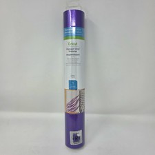 Cricut Permanent Glitter Premium Vinyl Shimmer Purple Roll 12  x 48  New