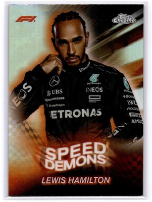 2024 Topps Chrome Formula 1 #SD-6 Lewis Hamilton Speed Demons