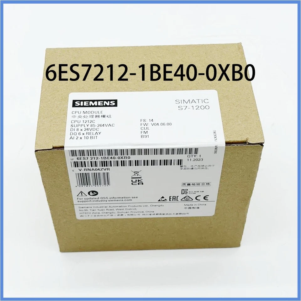 New In Box CPU module 6ES7212-1BE40-0XB0 PLC module SIEMENS Expedited Shipping - Image 3 of 3