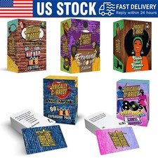 Lyrically Correct 90's and 2000's Hip Hop R B Pop Edition Music Trivia Card GaCE