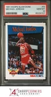 1991 HOOPS SLAM DUNK #IV MICHAEL JORDAN BULLS HOF PSA 10