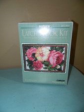 Natura Latch Hook Kit Rose Bouquet R916 Caron Sealed Box