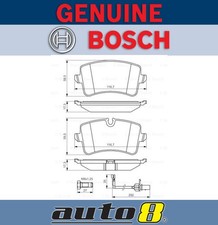 Bosch Rear Brake Pads for Audi A8 Quattro 4H, D4 4.2L Diesel CTEC 2013 - 2018