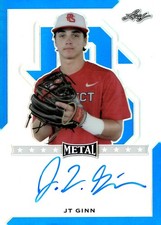 2017 Leaf Metal JT Ginn American Auto Prismatic Blue #/30