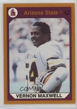 1990 Arizona State Sun Devils Gold Back Vernon Maxwell #30 0q1p