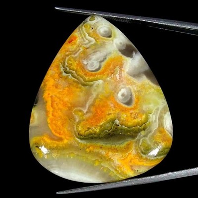 49,80 Ct Natürlicher Bumble Bee Jasper Tropfen Cabochon Lose Edelstein