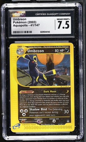 Umbreon graded CGC 7.5 for sale on eBay