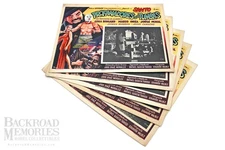 Lot of Vtg (1966) Santo "Profanadores de Tumbas"  14x11 Lobby Cards (5), CP (MX)