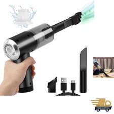 Mini Portable Vacuum Cleaner, Keyboard Wireless Handheld Vacuum with Brush Mo...