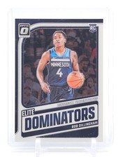 ROB DILLINGHAM 2024-25 DONRUSS OPTIC ROOKIE ELITE DOMINATORS #1 TWOLVES Q5722