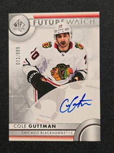 2023-24 SP Authentic Future Watch Auto #150 Cole Guttman 73/999