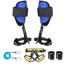 Uimoso Tree Climbing Spikes Set Climbing Spurs Steel Safety Rope Seat Harness