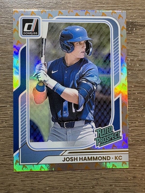 2026 Donruss Fire Josh Hammond Rated Prospect #121 RC /75